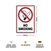 Strobo No Smoking/Rauchen verboten sign, 20 x 30 cm, made