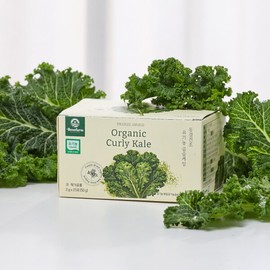 BenePharm Freeze-Dried Organic Curly Kale 1 Box (2g x 25 Packets x 1 Box) / 베네팜 동결건조 유기농 곱슬케일 컬리케일 1박스 (2gx25포 x 1박스)