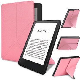 Funda Kindle Paperwhite 2024, 7 Pulgadas Funda Kindle Paperwhite 12 Generacion, Soporte Plegable Multiángulo, Activación/Suspensión Automática, Compatible con Kindle Colorsoft Signature Edition