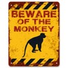 Print Crafted - Beware Of The Monkey | Vintage Metal