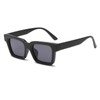 YAMEIZE Vintage Classic Rectangle Sunglasses for Women Men Retro Square