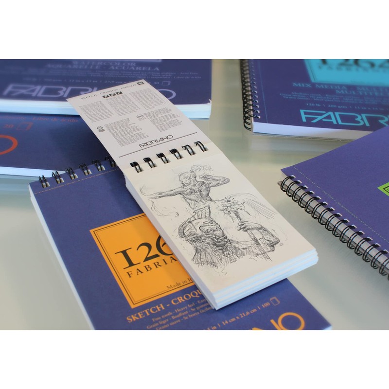 Fabriano 1264 Sketch Pad, 9 x 12, Light Cream