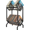 BOEASTER Vinyl Record Storage Rack, Record Holder 160-200 LP Storage