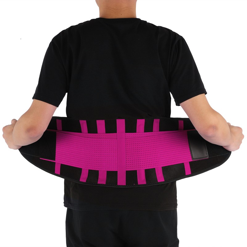 Breathable Warming Waistband Soft Adjustable Abdominal Wrap Waist Back Support