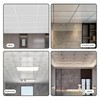 EMAYUU 64 SQ FT White Galvanized drop ceiling grid kit