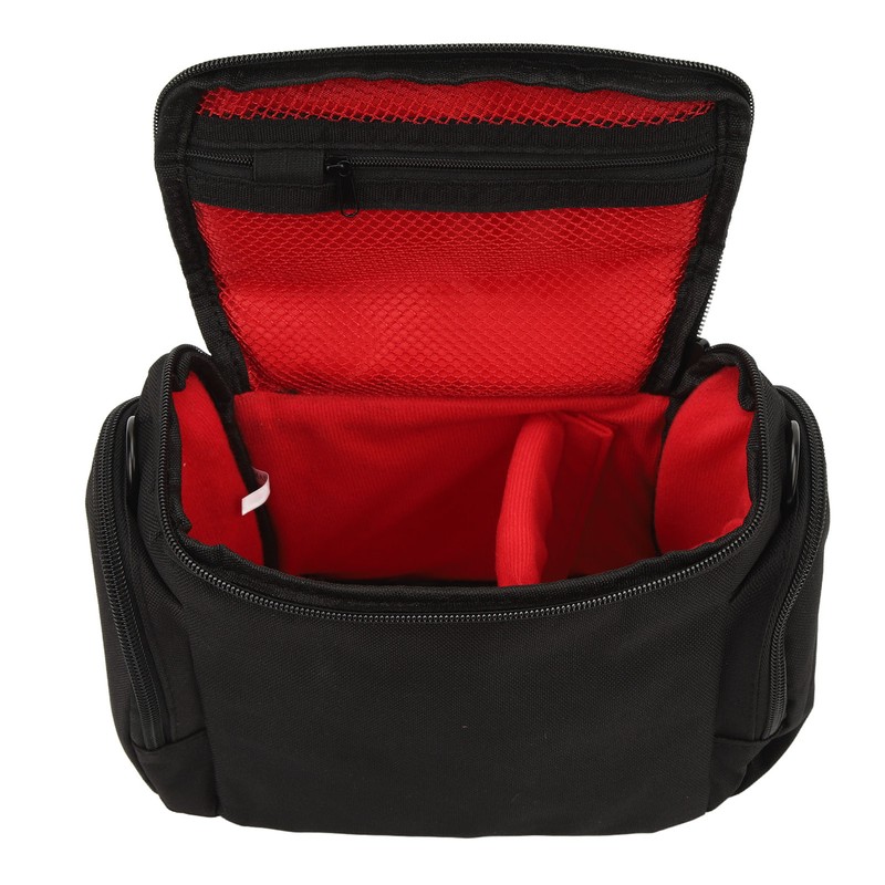 Black Single Shoulder Bag Handbag Multifunctional Waterproof Camera Messenger Hand