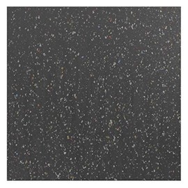 Rubber Sheet, Recycles Rubber, Width 12 in, Length 12 in, Rubber Thickness 1/4 in, 60A