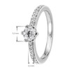 Viventy 775201-54 Women's Ring 925 Sterling Silver Cubic Zirconia Size