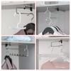 Telescopic Clothes Rail Storage Space Saving Extendable Clothes Rail Clothes