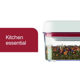 Zyliss Twist & Seal - Contenedor de almacenamiento de 5 cuartos de galón, apto para lavaplatos, sin BPA, para organización de cocina y despensa, perfecto para harina, arroz, pasta, comida para perros