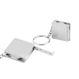 LARATH 2 Pieces Mini Measure Tape with Keychain Key Ring Multifunctional Portable