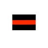 Thin Red Line Decal 1.5" SMALL (For License Plate Application)