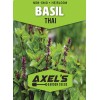 Axel's Garden Seeds Thai Basil Seeds for Planting - Heirloom