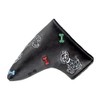 Putter Cover Fits Scotty Cameron Odyssey Pin Type Dog (Black)