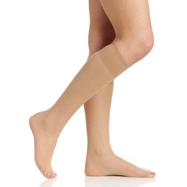 Berkshire womens 3 Pairs All Day Sheer Pantyhose With Sandalfoot Toe Knee High, Nude, 8.5-11 US