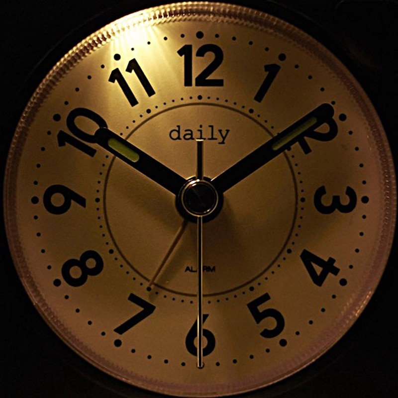 Daily (rhythm clock) Compact and Super Cute Pop Color Alarm