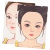 LALAFINA Beginner's Face Painting Kit 2pcs Practice Board Templates for