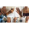 Tonya 10 Sheets Tattoo Template for Body and Hand Painting