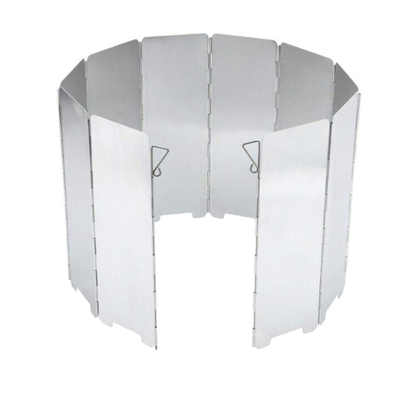 ETOPARS 10 Plate Foldable Burner Windshield Outdoor Camping Cooker Picnic