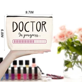 Regalos de médico, bolsa de cosméticos para asistente médico, regalos de farmacéutico, organizador de maquillaje, regalos de jubilación, bolsa de aseo