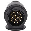 AUTOXBERT 13 Pin Trailer Plug, DC 12V Waterproof Trailer Plug