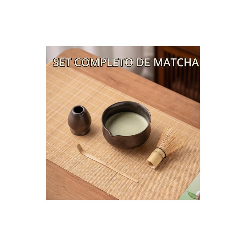 Ochcahser - Juego de té japonés incluye tazón de matcha