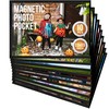 15 Pack 2.5 x 3.5 Magnetic Picture Frames for Refrigetator