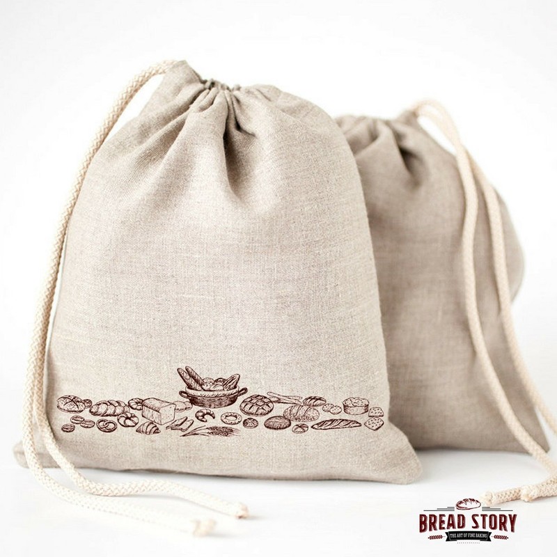 Linen Bread Bags - 3 Pack 30 x 40 Speical