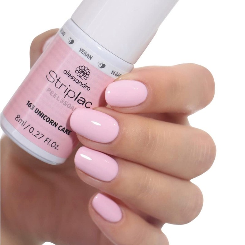 alessandro Striplac Peel or Soak Vegan Unicorn Cake LED Nail