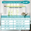 YNL Shower Curtain Rod 34-96 Inches, Non-Slip, Never Rust, No