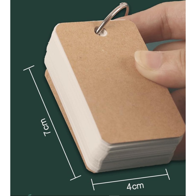 Word Book Large Memorization Cards 600 Word Cards Ring Middle