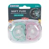 Dr. Talbot's Soft-Flex Orthodontic Pacifiers 0-6 Months, Pink/Aqua, 2 Pack