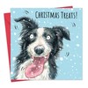 Twizler Funny Christmas Card Dog Treats - Humour Merry Xmas
