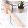 TOVINANNA Solid Wood Carving Hammer Crab Mallets Wood Hammer Food