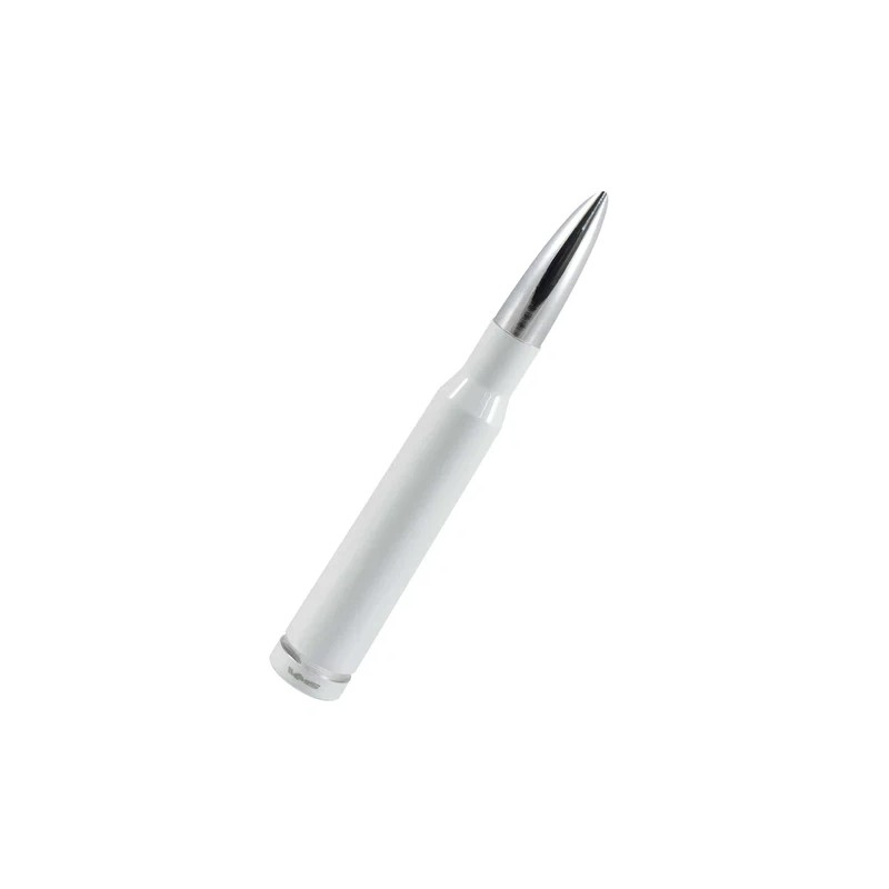 VMS-Racing VMS Chrome and White Bullet Antenna for Ford Bronco