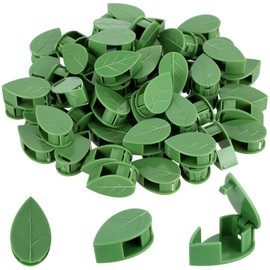 60 Pieces Plant Climbing Wall Fixture Clips with 72 Pieces Acrylic Adhesive Sticker Leaf Fixer Invisible Wall Vines Fixing Clips Self-Adhesive Hook Plant Vine Traction for Indoor Outdoor Decoration