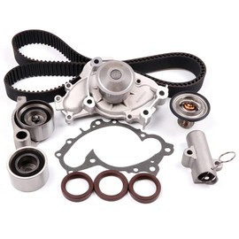 SCITOO Timing Belt Kit 1356809080 TB257M Timing Belt Water Pump Kit 2001-2003 for Lexus ES300 2004-2006 for Lexus ES330 2004-2006 for Lexus RX330 2006-2008 for Lexus RX400h 2001-2006 for Toyota Camry