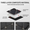 JNNJ Car Backrest Protectors, Waterproof Car Seat Kick Mat Protector,