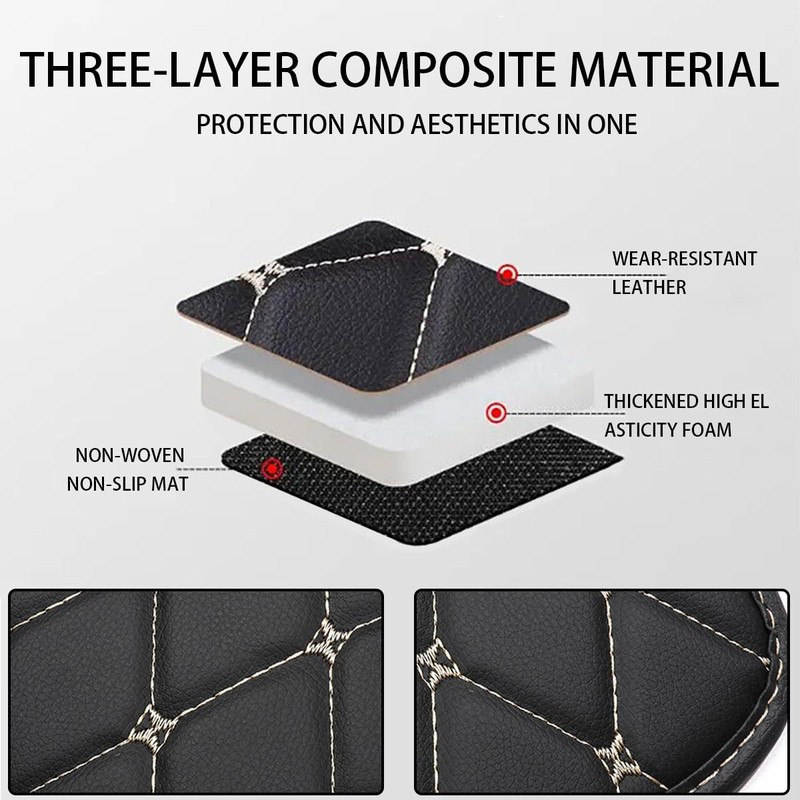 JNNJ Car Backrest Protectors, Waterproof Car Seat Kick Mat Protector,