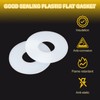 PATIKIL M8 Nylon Flat Washers, 120 Pcs 8mm ID 20mm
