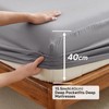 Tokokimo Double Duvet Cover Set 4PCS Bedding Set with Fitted