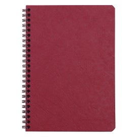 Clairefontaine 785362C Spiral Book, A5 Prediction Bag, Lined with Edge, 5-He Pack, 50 Sheet, Red