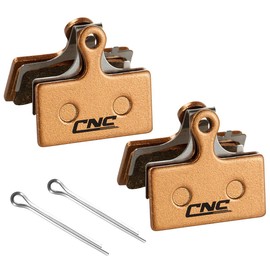 CNC Bicycle Brake Pads for Shimano G01S G02S G03S G02A, 2 Pairs of Organic Brake Pads for Shimano XT XTR SLX Deore, Organic
