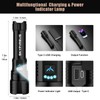 SKYFIRE Rechargeable Flashlights High Lumens,5000mAh Super Bright Flashlight Waterproof Powerful