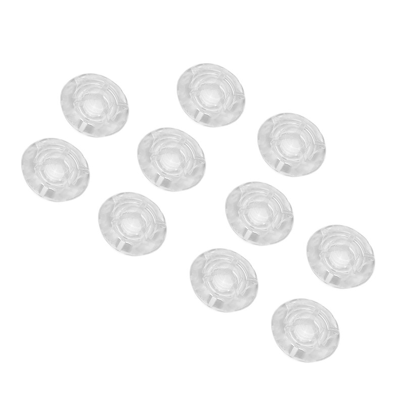 10Pcs Footswitch Toppers Clear Transparent Universal for Guitar Effects Pedal