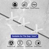 sourcing map 1600Pcs Tile Spacers, 1mm 1/32" Cross Shape Wall