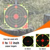 Aimax Outdoor Resetting Shooting Targets Trap with 12pcs Paper Targets,