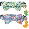 Faygarsle 2 Pack Cat Collar with Bell Breakaway Bowtie for