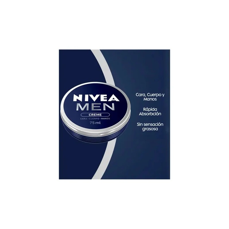 Crema Multipropósito Nivea Men Cara, Cuerpo, Manos 75ml