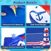 EagleStone Inflatable Pool Float Set with Volleyball Net & Basketball